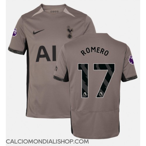 Maglie da calcio Tottenham Hotspur Cristian Romero #17 Terza Maglia 2023-24 Manica Corta